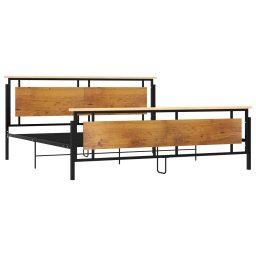 vidaXL Bedframe metaal 200x200 cm