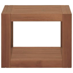 vidaXL Badkamerwandkast 45x45x35 cm massief teakhout