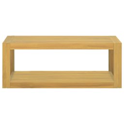 vidaXL Badkamerwandkast 90x45x35 cm massief teakhout