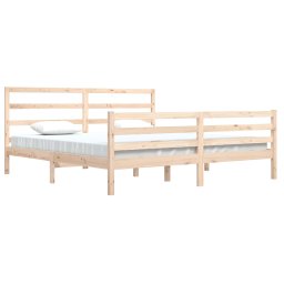 vidaXL Bedframe massief grenenhout 200x200 cm