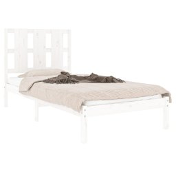vidaXL Bedframe zonder matras massief grenenhout wit 90x200 cm