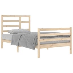 vidaXL Bedframe massief hout 100x200 cm