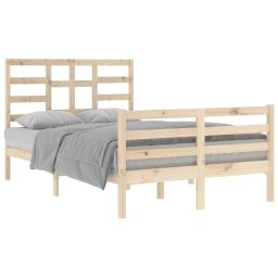 vidaXL Bedframe zonder matras massief hout 120x200 cm