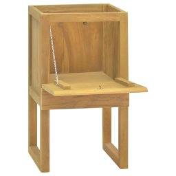 vidaXL Badkamerkast 41x40x75 cm massief teakhout