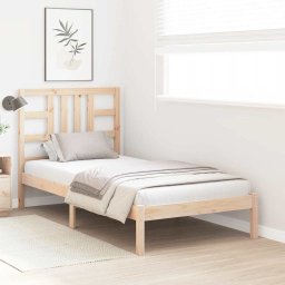 vidaXL Bedframe massief hout 90x200 cm