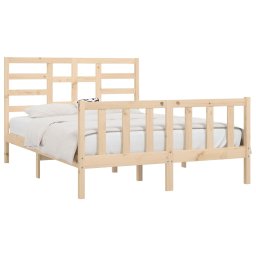 vidaXL Bedframe massief hout 150x200 cm