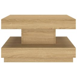 vidaXL Salontafel 60x60x35 cm MDF lichtbruin