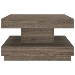 vidaXL Salontafel 60x60x35 cm MDF grijs
