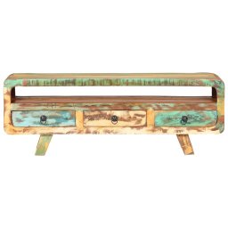 vidaXL Tv-meubel 117x30x41 cm massief gerecycled hout