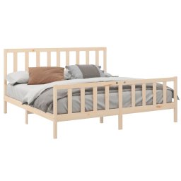 vidaXL Bedframe zonder matras massief grenenhout 200x200 cm