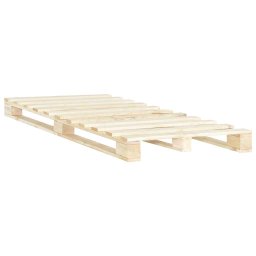 vidaXL Bedframe pallet massief grenenhout 120x200 cm