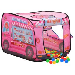 vidaXL Kinderspeeltent 70x112x70 cm roze