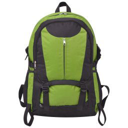 vidaXL Hiking rugzak 40 L zwart en groen
