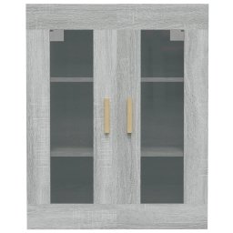 vidaXL Bovenkast 69,5x34x90 cm grijs sonoma eikenkleurig