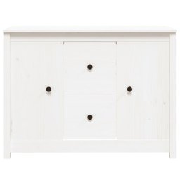 vidaXL Dressoir 100x35x74 cm massief grenenhout wit