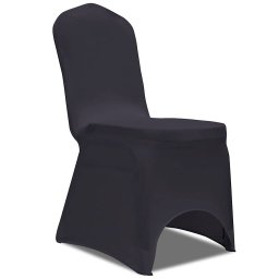 vidaXL Stoelhoes stretch antraciet 4 stuks
