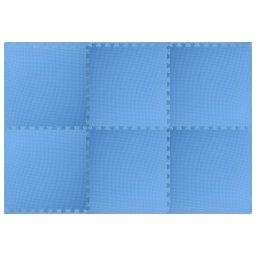 vidaXL Vloermatten 6 st 2,16 ㎡ EVA-schuim blauw