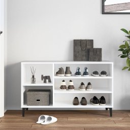 vidaXL Schoenenkast 102x36x60 cm bewerkt hout wit