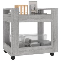 vidaXL Bureaukastje 60x45x60 cm bewerkt hout grijs sonoma eikenkleurig