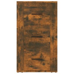 vidaXL Dressoir 40x33x70 cm bewerkt hout gerookt eikenkleurig