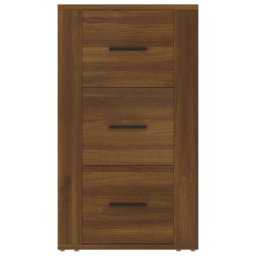 vidaXL Dressoir 40x33x70 cm bewerkt hout bruin eikenkleur