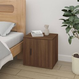 vidaXL Nachtkastjes 2 st 50x39x47 cm bruin eikenkleur