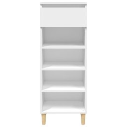 vidaXL Schoenenkast 40x36x105 cm bewerkt hout wit