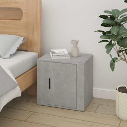 vidaXL Nachtkastjes 2 st 50x39x47 cm betongrijs