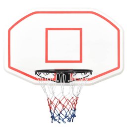 vidaXL Basketbalbord 109x71x3 cm polyetheen wit