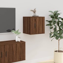vidaXL Tv-wandmeubels 2 st 40x34,5x40 cm bruin eikenkleur
