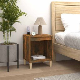 vidaXL Nachtkastjes 2 st 40x35x50 cm gerookt eikenkleurig