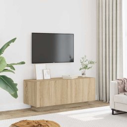 vidaXL Tv-meubel 100x35x40 cm bewerkt hout sonoma eikenkleurig