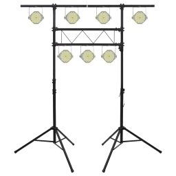 vidaXL Lichtstatief 238x115x(180-300) cm staal