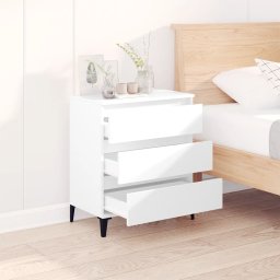 vidaXL Dressoir 60x35x70 cm bewerkt hout wit