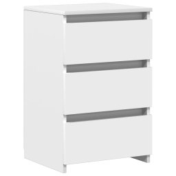 vidaXL Nachtkastjes 2 st 40x35x62,5 cm bewerkt hout wit