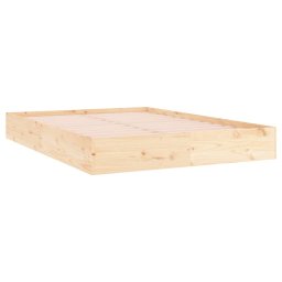 vidaXL Bedframe massief hout 150x200 cm