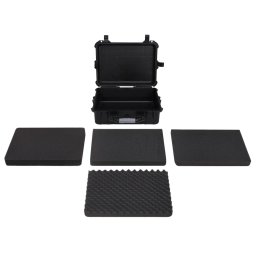 vidaXL Flightcase draagbaar 52x40x19 cm PP zwart