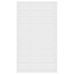 vidaXL Cd-kast 102x23x177,5 cm bewerkt hout wit