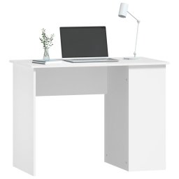 vidaXL Bureau 100x55x75 cm bewerkt hout wit