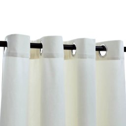 vidaXL Gordijn verduisterend met ringen 2 st 140x225 cm fluweel crème