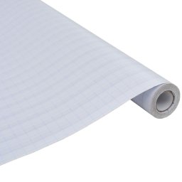 vidaXL Raamfolie strepenpatroon mat 0,9x5 m PVC