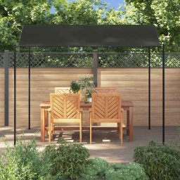 vidaXL Zonneluifel 3x2,4 m antraciet
