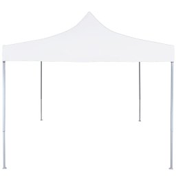 vidaXL Partytent inklapbaar 3x3 m staal wit