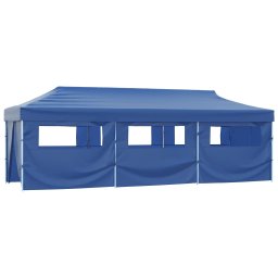 vidaXL Vouwtent pop-up met 8 zijwanden 870x291x315 cm blauw