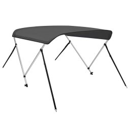 vidaXL Biminitop 2-boogs 180x150x110 cm antracietkleurig