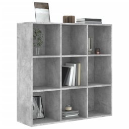 vidaXL Boekenkast 98x29x97,5 cm bewerkt hout betongrijs