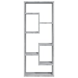 vidaXL Wandschap 36x16x90 cm bewerkt hout grijs sonoma eikenkleurig