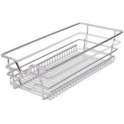 vidaXL Draadmanden uittrekbaar 2 st 300 mm zilverkleurig