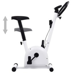 vidaXL Hometrainer met bandweerstand wit