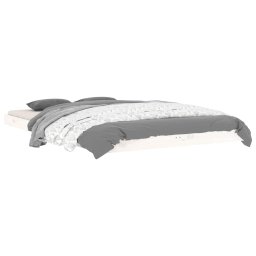 vidaXL Bedframe massief grenenhout wit 120x190 cm
